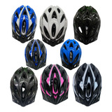 Casco De Bicicleta Mtb Inmould Regulable Con Visera