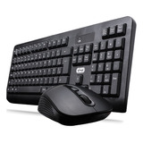 Kit Teclado Mouse Gamer Slim Portátil 2.4ghz Sem Fio Wireles