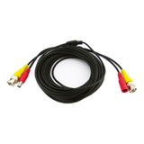 Cable Para Camara De Vigilancia, 10 Metros Bnc+dc Completo