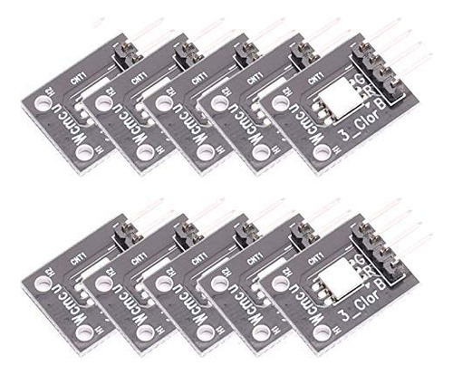 Devmo 10 Piezas Ky-009  Pwm Rgb Smd Led Módulo 3 Color Luz.