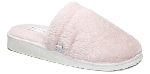 Pantufla Chinela Mujer Piel Peluche. Mod. 1500. Pear 