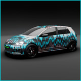 20 Metros Vinil Wrap Automotriz Metal Waves - 3m Avery