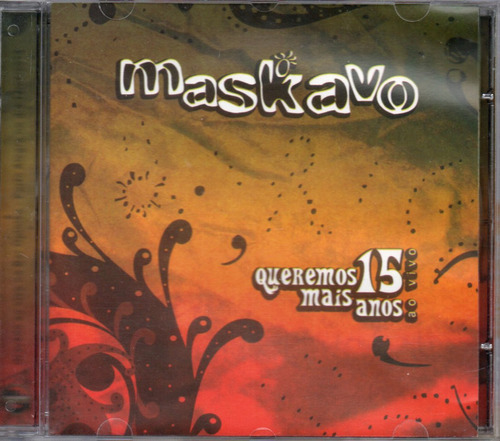 Cd Maskavo Queremos Mais Quinze Anos Ao Vivo