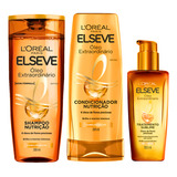 Kit Lóreal Elseve Extraordinario Nutrição Shampoo+cond+oleo