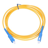 Cable Patchcord Fibra Optica Modem Internet Sc/upc 6 Mts