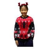 Spider-man Ugly Sweater Sueter Navideño Hombre Sueter Mujer