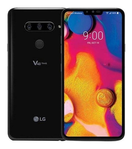 LG V40 Thinq 64 Gb Aurora Black 6 Gb Ram Liberado Original