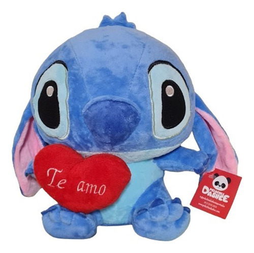 Stitch Peluche Con Corazon  Te Amo Enamorado 