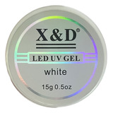 Gel Uv Led X&d Xed Orig 15g Alongamento Unhas Acrigel White