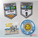 Kit Patch Bordado 5 Unidades Motociclista, Viagem, Turismo