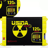 Fonte Usina 120a Bivolt Battery Meter Modelo Novo Fonte Som Automotivo 120 Amperes Spark