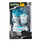 Pokemon Select Diorama Figuras Piplup Y Darumaka Galar Lelab