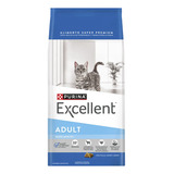  Purina Excellent Adult Alimento Para Gato Adulto Sabor Pollo Carne Y Arroz 3kg