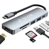 Slub Hub Usb C, Adaptador Usb C Para Macbook Pro, Adaptador