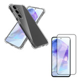 Carcasa Transparente Ref Para Samsung Galaxy A55 + Lamina V