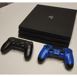 Playstation 4 Pro (4k)  1 Tb - 2 Joysticks - Usada