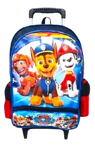 Mochila Patrulha Canina Bolsa Infantil Escolar Meninos