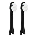 Ionpa Compact Replacement Brush Head - Black, 2pcs-pack, Ion