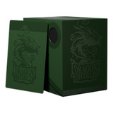 Deck Box Double Shell Dragon Shield Verde Y Negro