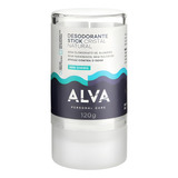 Desodorante Vegano Em Cristal Alva - 100% Natural - 120g