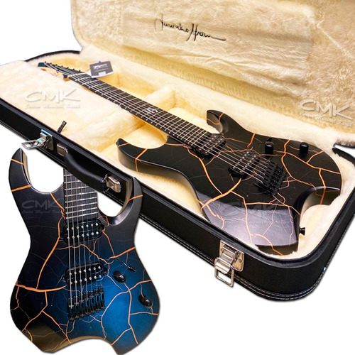 Guitarra Black Tagima Juninho Afram 7cordas Multiscale +case