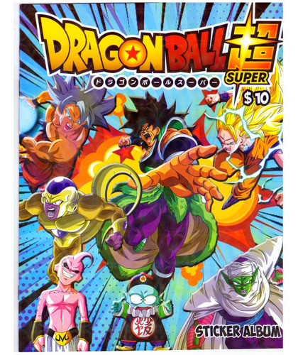 Album De Stickers Adheribles Dragon Ball Super Con 25 Sobres