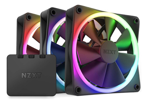 Kit 3 Cooler F120rgb Rgb Controlador Rgb Rf-r12tf-b1 De 120 Mm