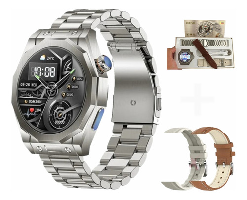 Smartwatch Z83 Max Nfc Gps Chamadas Bluetooth 3 Pulseiras