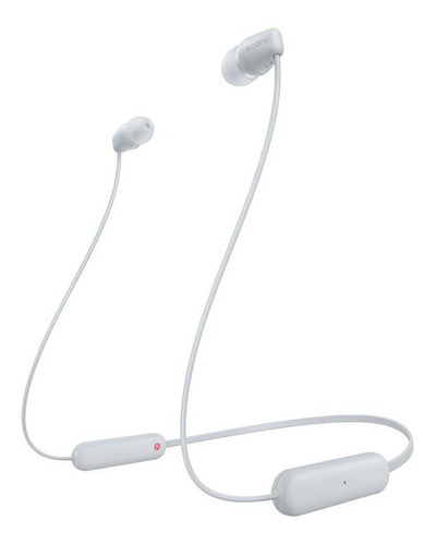Audífonos Sony  Inalámbricos In-ear Wi-c100 Color Blanco
