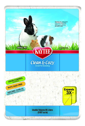 Kaytee Clean And Cozy Blanco Sustrato De Papel 85 L