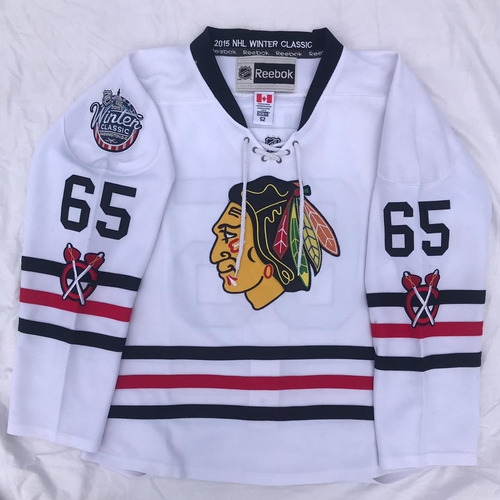 Buzo Camiseta Reebok Chicago Blackhawks #65 Original