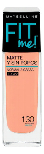 Base De Maquillaje Maybelline Fit Me Fps 22 Matte 30 Ml