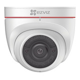 Ezviz Cámara De Seguridad Domo Ip 2 Mp C4w Wi-fi Con Sirena Y Estrobo Audio De Dos Vías Notificación Push Y Audios Personalizables + Ranura Para Memoria Ideal Para Uso En Exterior