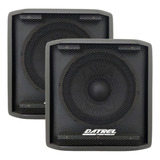 Kit Sub Woofer Ativo + Passivo Datrel Falante 12 600w Swa300