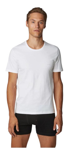 Pack 3 Playeras Hugo Boss C. Redondo 96593 Blanco Original