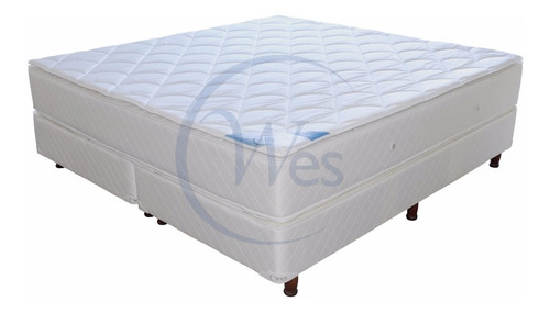 Colchon Y Somier Queen 1.6x1.9 Doble Pillow, Morpheus, Wes C