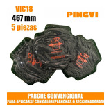 5 Parche Convencional C/cuerda Vic18 467mm Vulcanizar Llanta