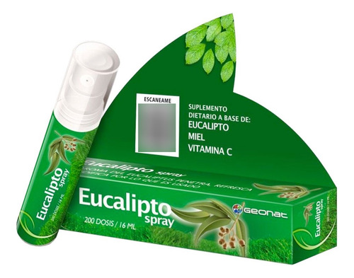 Geonat Eucalipto Spray 200 Dosis Calma La Tos Y Mucosidad