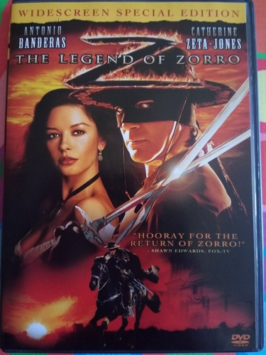 Dvd The Legend Of Zorro Antonio Banderas 