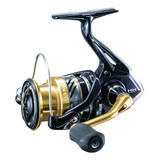 Reel Frontal Shimano Nasci Fb Nas4000xgfb Derecho/izquierdo Color Negro