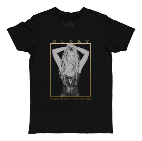 Britney Spears Glory Playera Cuello En V Neck Hombre