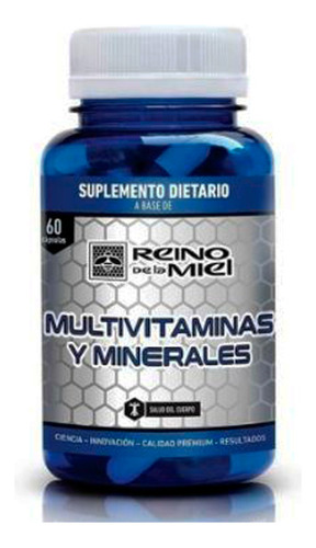 Suplemento Multivitaminas Y Minerales Reino 60 Cápsulas