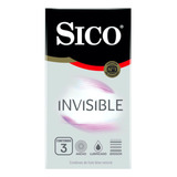 Preservativos Sico Invisible 3 Piezas