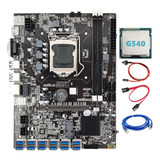 Placa Base B75 Eth Mining Lga1155, Adaptador 12xpcie A Usb+g