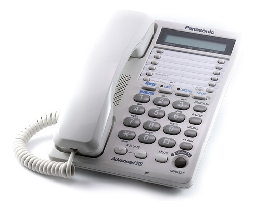 Telefono Panasonic Kx Ts208 2 Lineas Lcd 16 Dígitos Origina