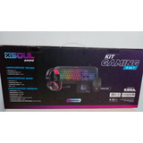 Kit Gaming 4 En 1 Xsoul Teclado, Mouse, Mousepad, Auricular 