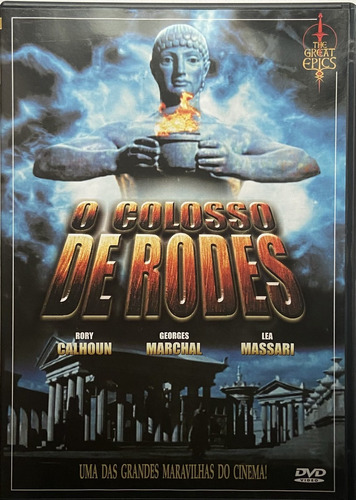 Dvd O Colosso De Rodes Georges Marchal Original Usado