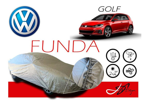 Funda Cubierta Lona Afelpada Cubre Vw Golf Gti 2015-18 Mk7