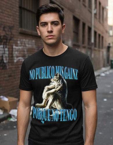Playera No Publico Mis Gainz Porque No Tengo Gym