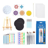 Kit Puntillismo Profesional Set Mandalas Premium 